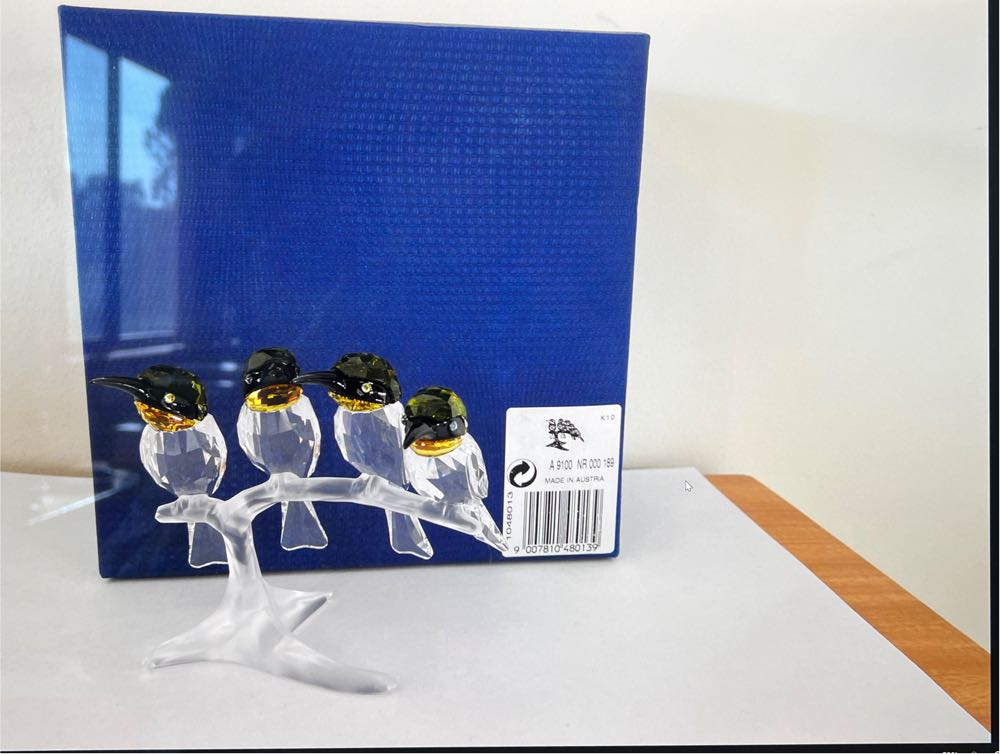 Bee Eaters Swarovski 1048013  ornament collectible [Barcode 9007810480139] - Main Image 2