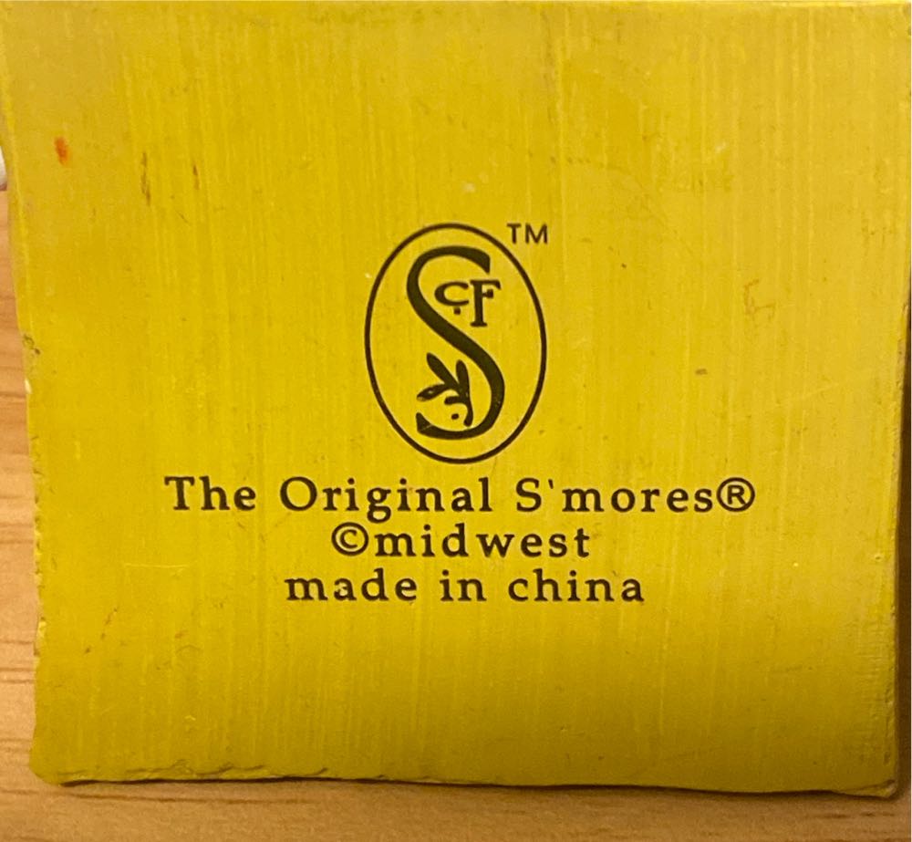 The Original S’mores Snowman With Candy Cane Arms - The Original S’mores (Smores, Snowman, Candy Cane) ornament collectible - Main Image 4