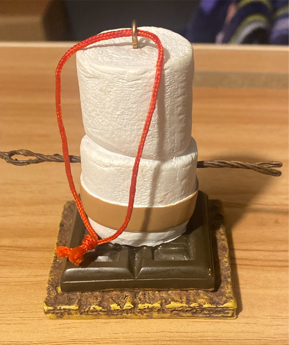 The Original S’mores Snowman Handy Man With Belt & Hammer - The Original S’mores (Smores, Handyman, Tools, Hammer) ornament collectible - Main Image 2