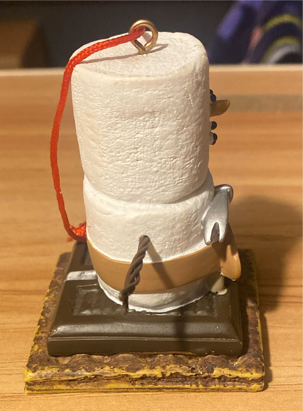 The Original S’mores Snowman Handy Man With Belt & Hammer - The Original S’mores (Smores, Handyman, Tools, Hammer) ornament collectible - Main Image 3