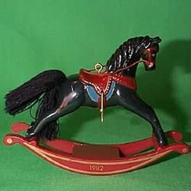 Rocking Horse 1982 #2 In Series - Rocking Horse Memories ornament collectible - Main Image 2