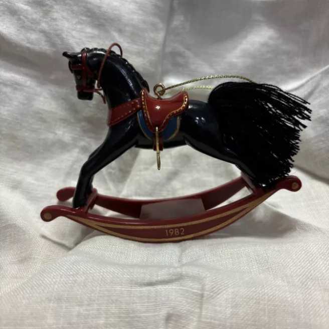 Rocking Horse 1982 #2 In Series - Rocking Horse Memories ornament collectible - Main Image 3