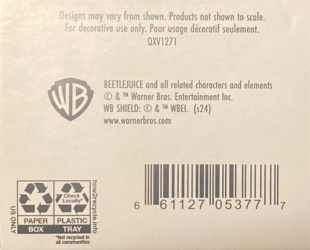 You Think I’m Qualified? - Beetlejuice (Halloween) ornament collectible [Barcode 661127053777] - Main Image 3