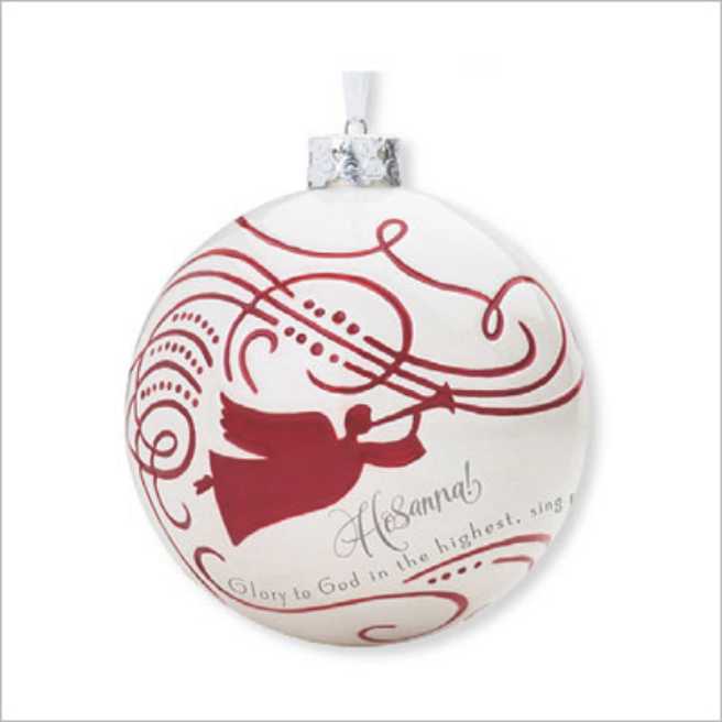Hosanna Angel Ball  2012  (Ceramic Ornaments) ornament collectible - Main Image 2