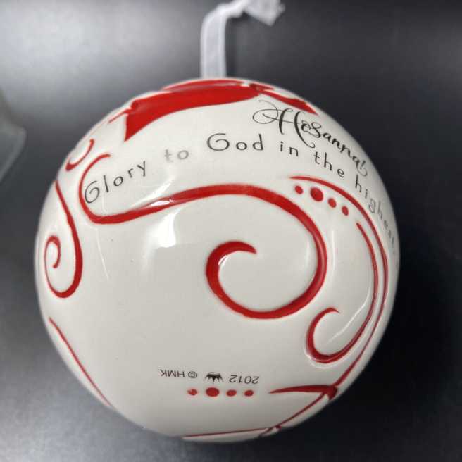 Hosanna Angel Ball  2012  (Ceramic Ornaments) ornament collectible - Main Image 3
