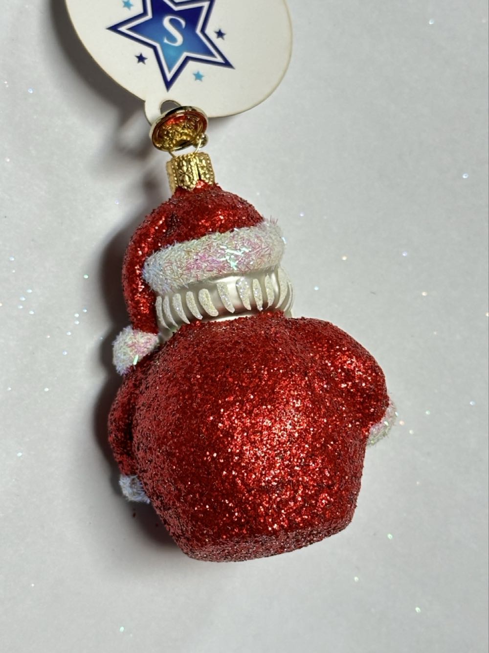 Glitter Santa  (Szklana) ornament collectible - Main Image 2