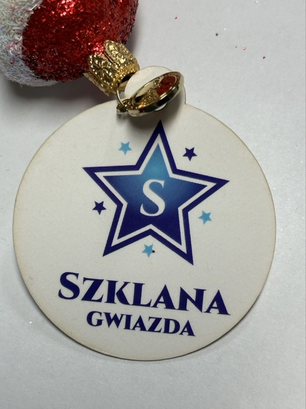 Glitter Santa  (Szklana) ornament collectible - Main Image 3