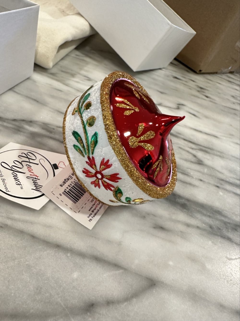 Rose Elegans  (Heartfully Yours) ornament collectible [Barcode 211912240440] - Main Image 2