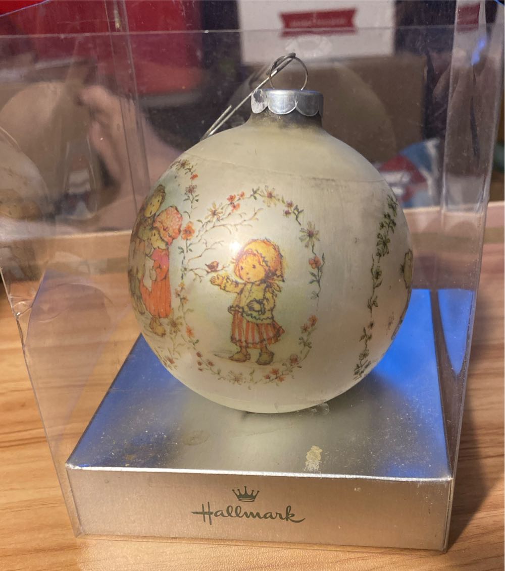 Mary Hamilton Charmers Glass Ball Ornament Dated 1974 - Glass Ball (Mary Hamilton) ornament collectible - Main Image 3