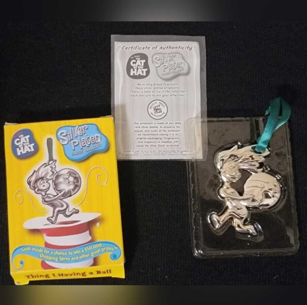 Dr Suess Ornament-Thing 1 Having A Ball  - Dr Seuss’s Cat In The Hat (Burger King) ornament collectible - Main Image 2