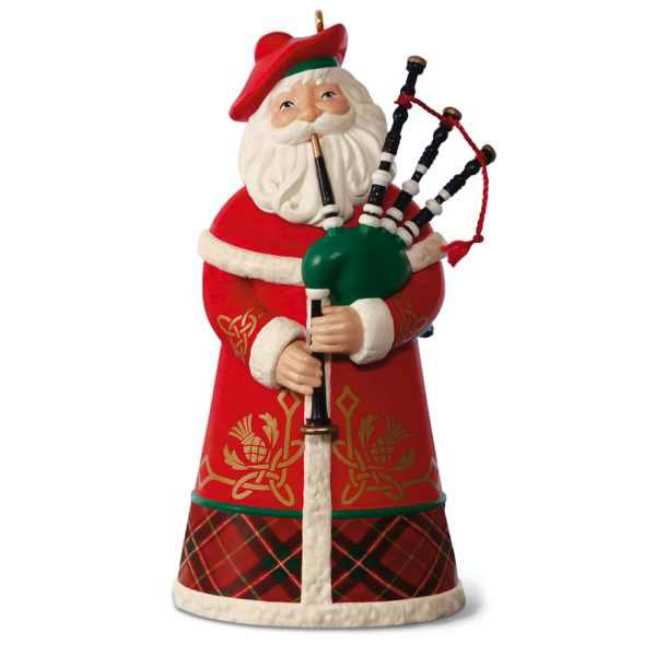 Santas From Around The World - SCOTLAND, 2017, Bag Pipes KOC Exclusive - Santas From Around The World (Santa) ornament collectible - Main Image 2