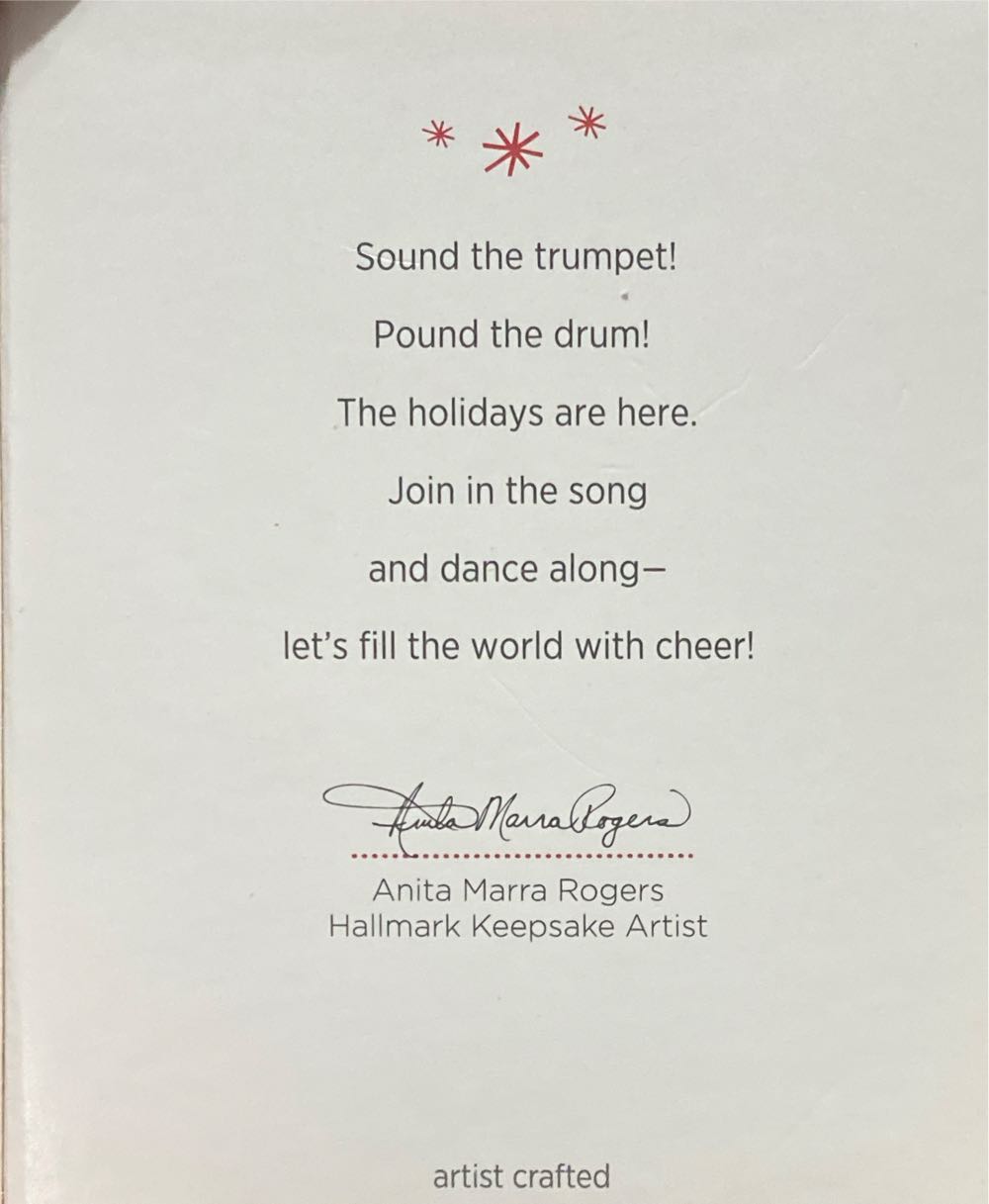 #1 Sound The Trumpet Keepsake  (Band Member) ornament collectible - Main Image 3