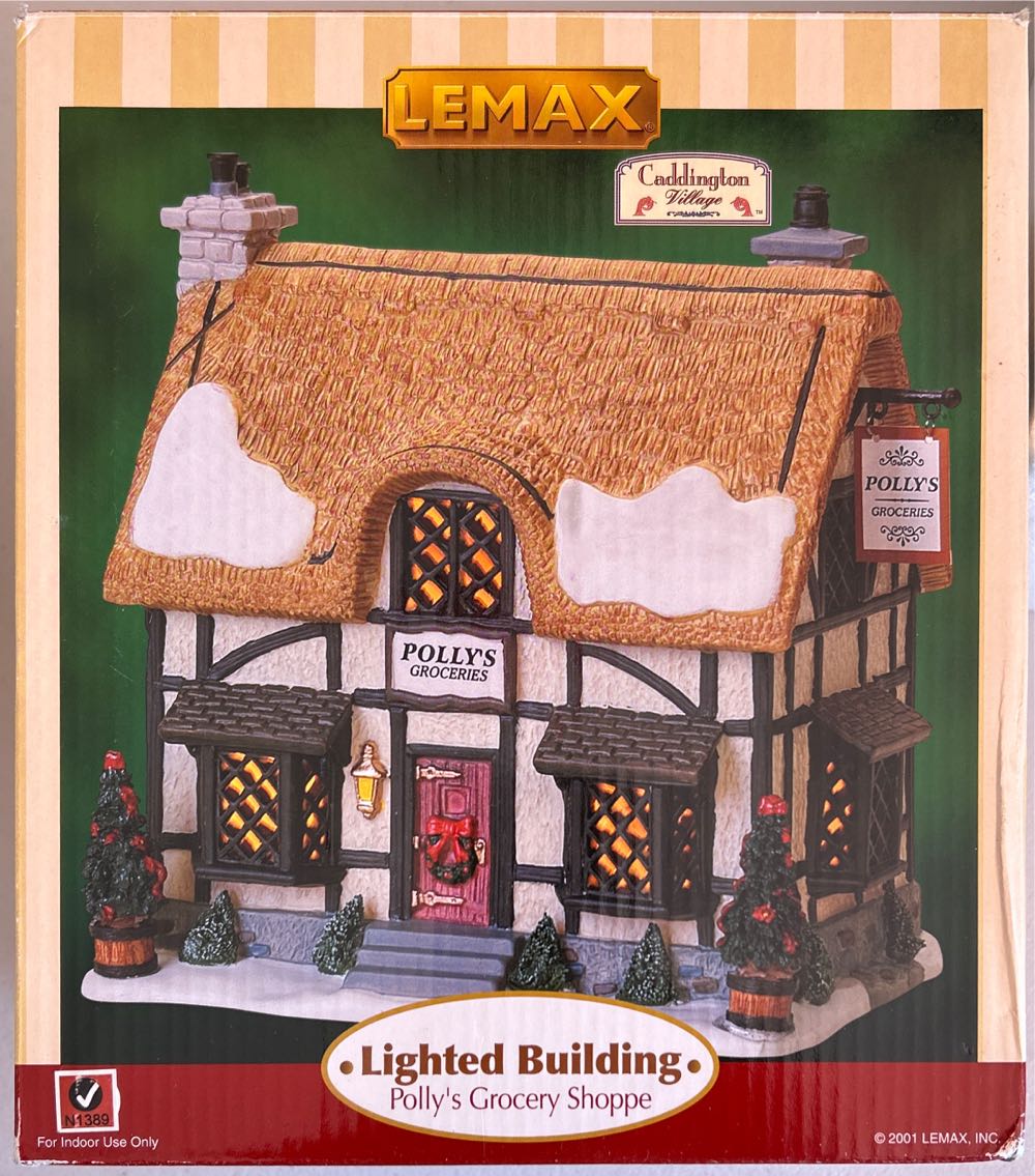 #15625 Polly’s Grocery Shoppe  (Caddington Village) ornament collectible [Barcode 728162156259] - Main Image 2