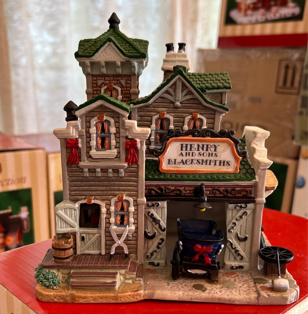 Henry And Sons Blacksmiths #85695  (Caddington Village) ornament collectible [Barcode 728162856951] - Main Image 2