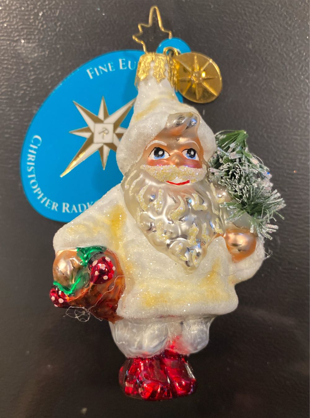 Wooly Winter Claus ornament collectible - Main Image 1