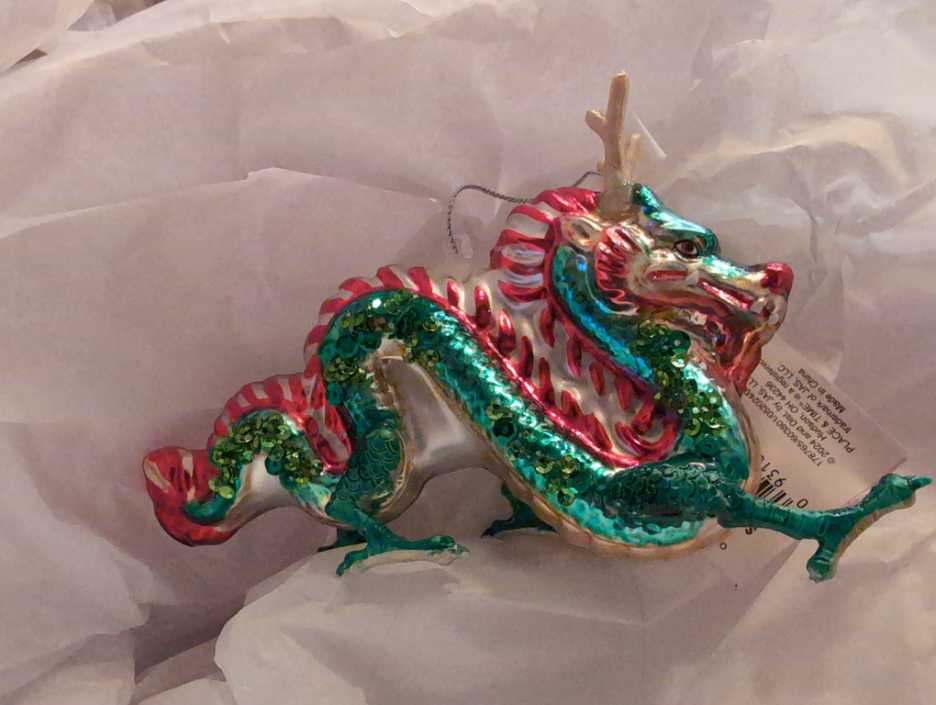 ASIAN - Dragon Joann’s  ornament collectible [Barcode 093108003615] - Main Image 1