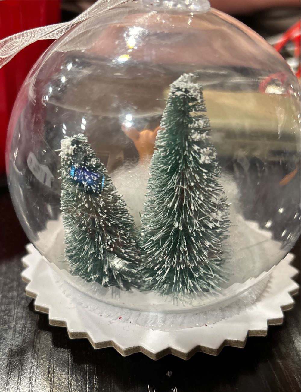 Snowy Bambi Globe - Animals (Woodlands) ornament collectible - Main Image 2