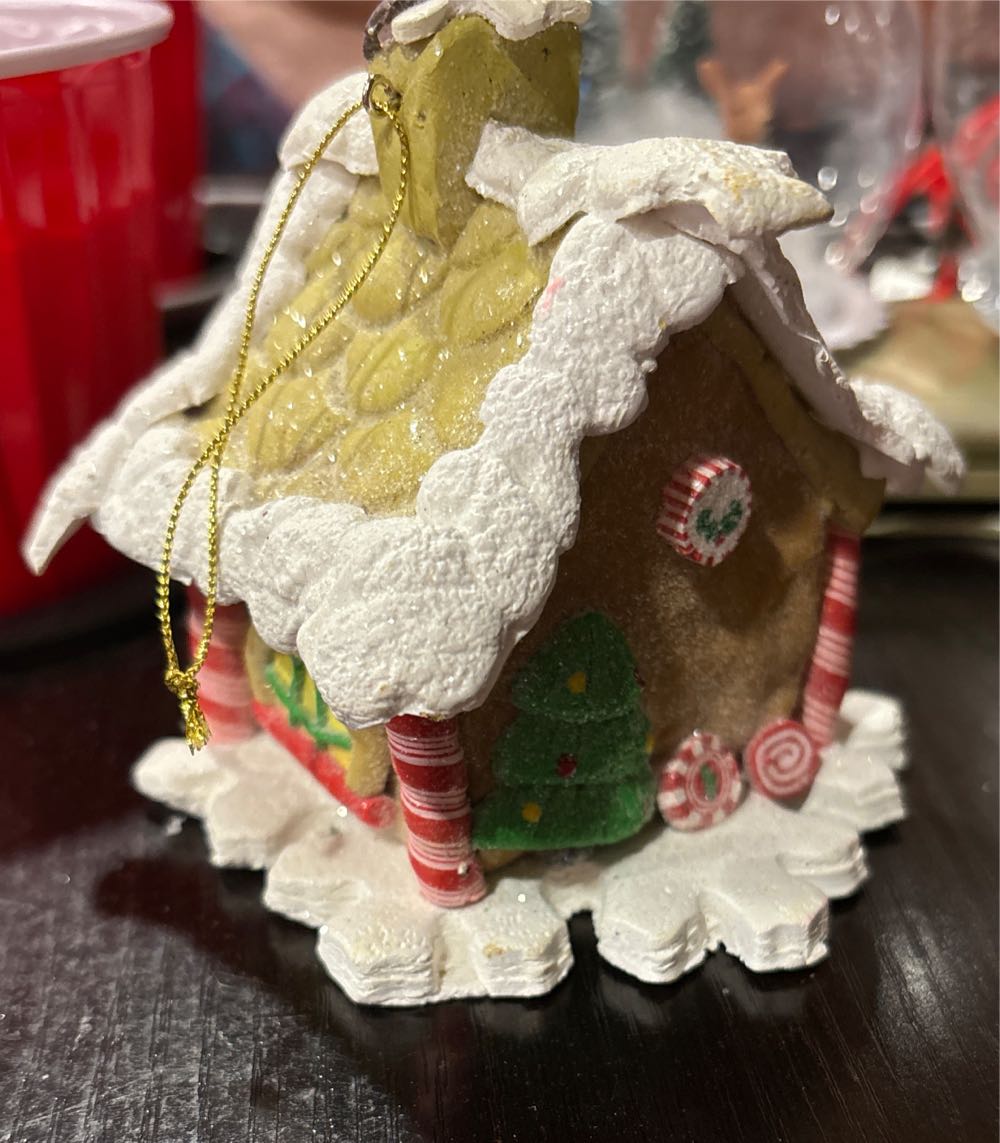 Small Gingerbread House - Foodie (Gingerbread) ornament collectible - Main Image 3