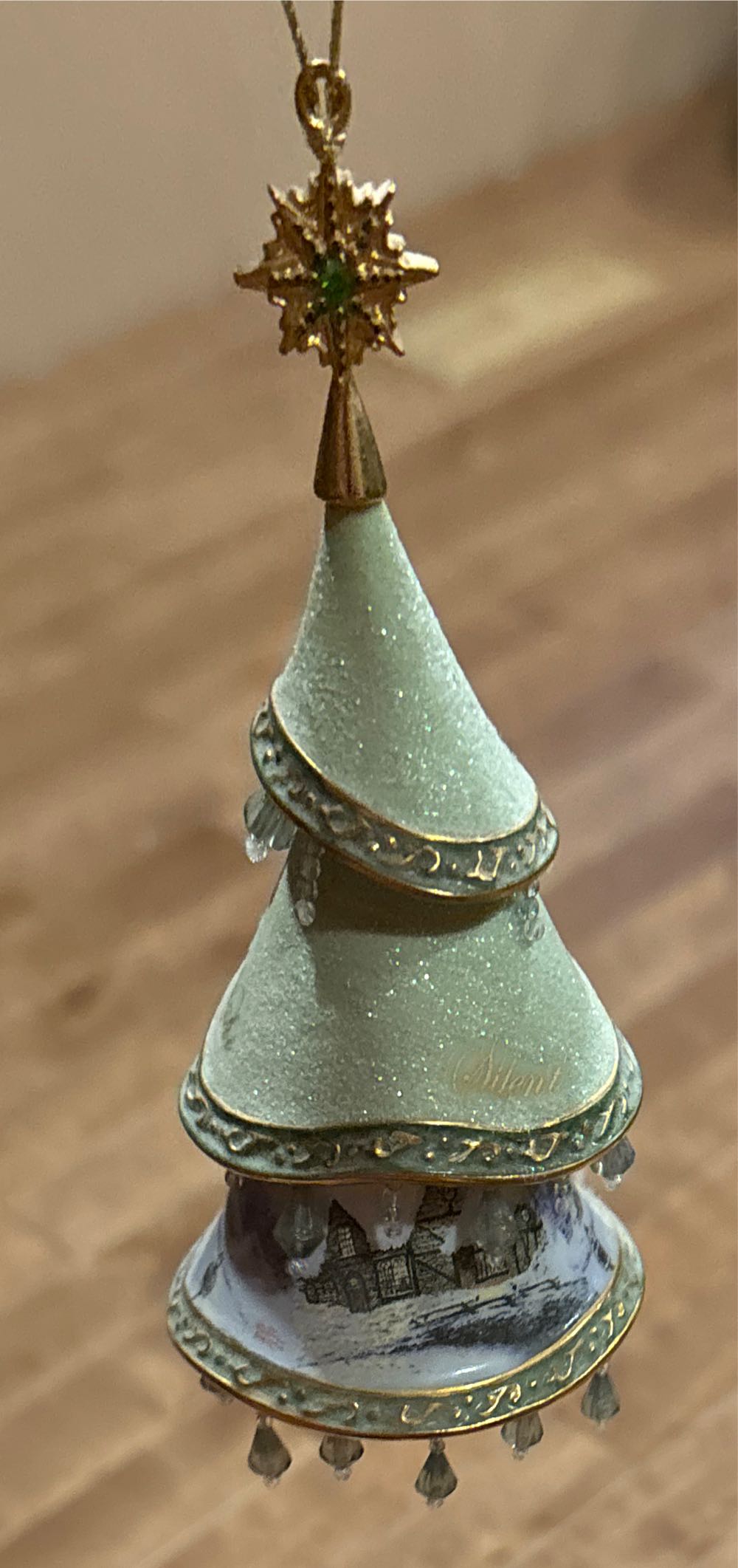 Thomas Kinkade Silent Night Christmas Classic  (Thomas Kinkade) ornament collectible - Main Image 3