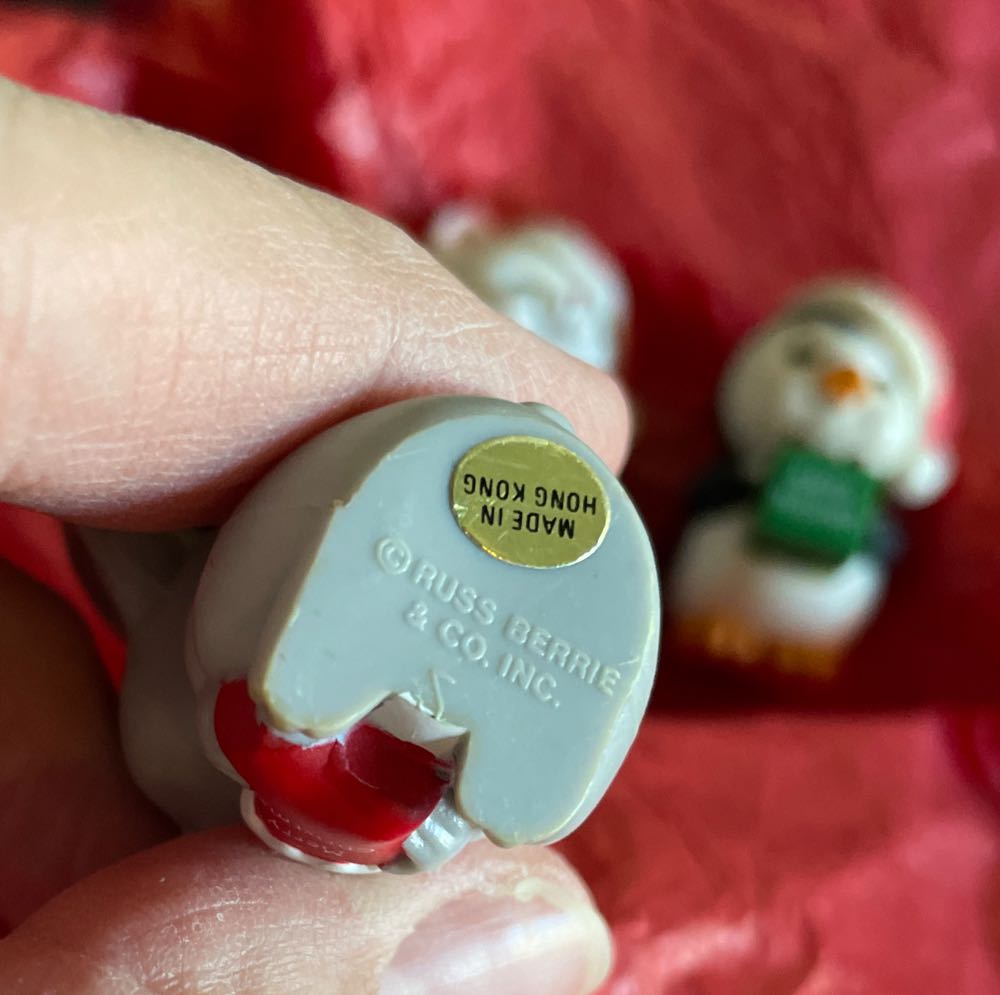 Mouse, Cat, Penguin - Miniature (Christmas) ornament collectible - Main Image 2