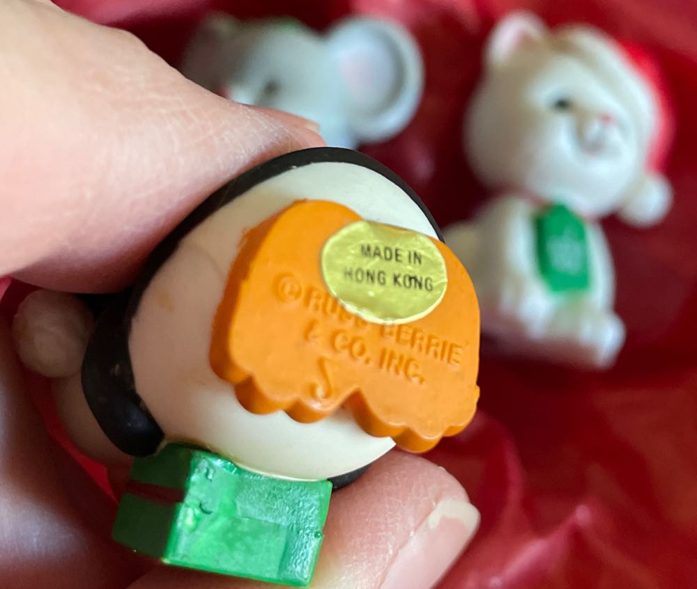 Mouse, Cat, Penguin - Miniature (Christmas) ornament collectible - Main Image 4