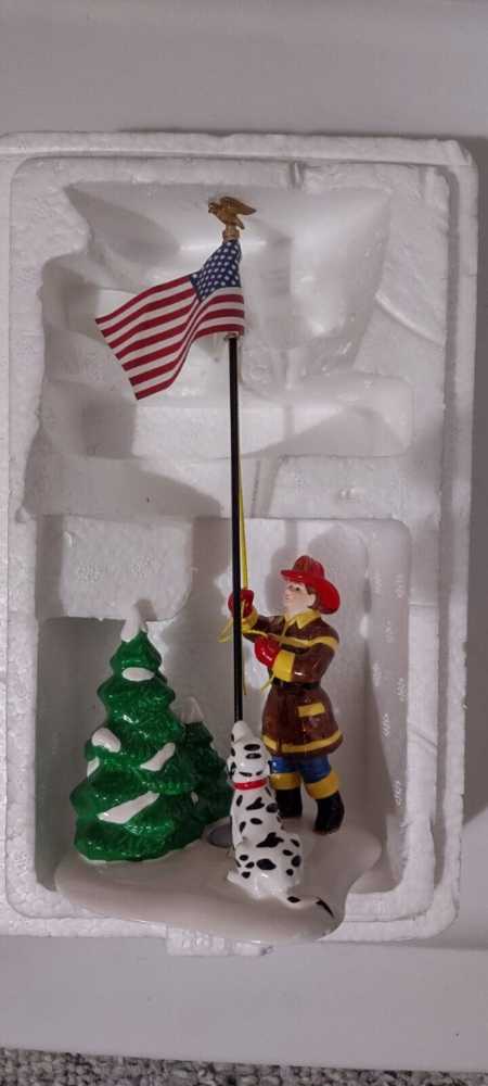 Dept. 56 - Raising The Flag - OSV Accessory  $ - Dept 56 OSV Accessories (Firefighters) ornament collectible - Main Image 2