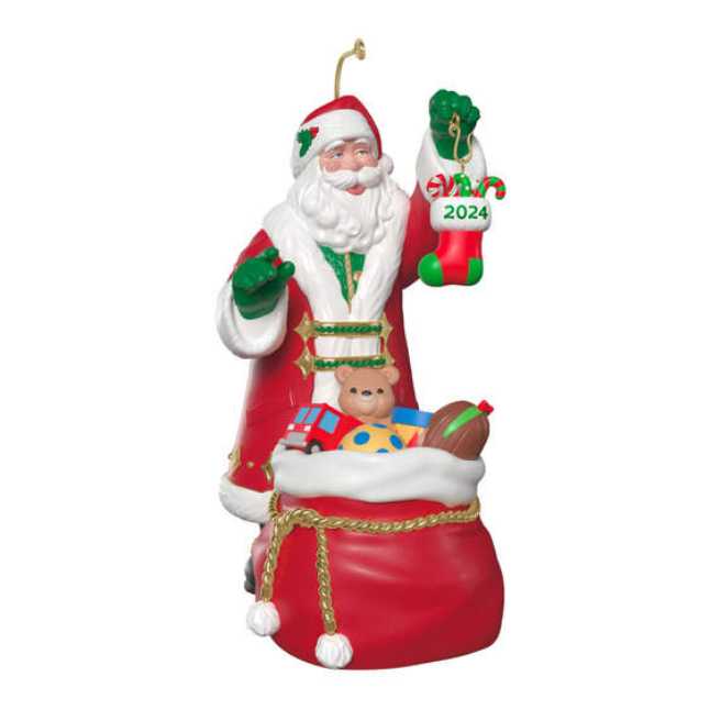 The Perfect Gift Santa 2024 - Santa ornament collectible - Main Image 2