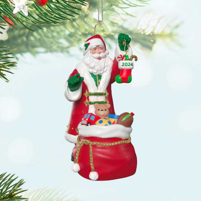 The Perfect Gift Santa 2024 - Santa ornament collectible - Main Image 4