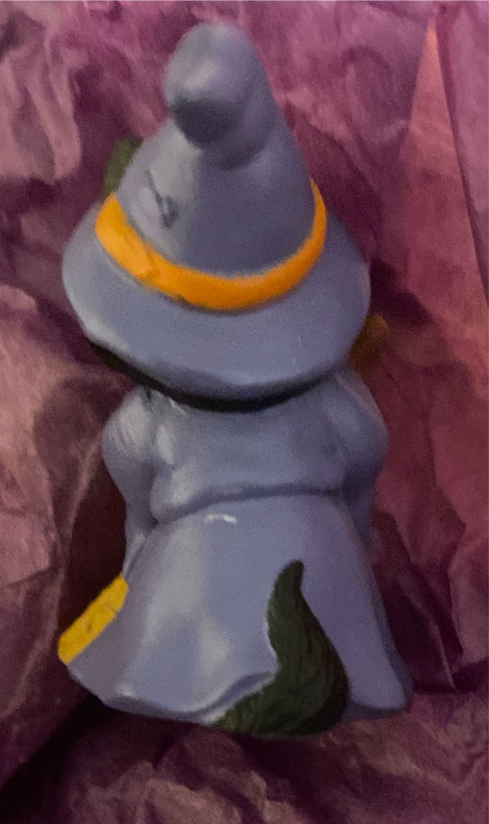 Merry Miniature Black Cat Witch With Broom - Merry Miniatures (Witch, Black Cat, Halloween, Broom) ornament collectible - Main Image 2