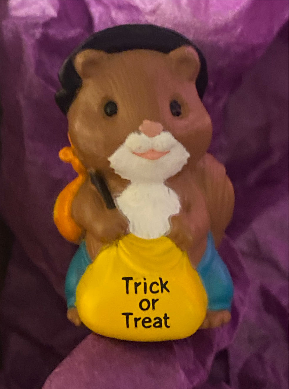 Pretty Precarious Penny Penguin With Stack Of Presents