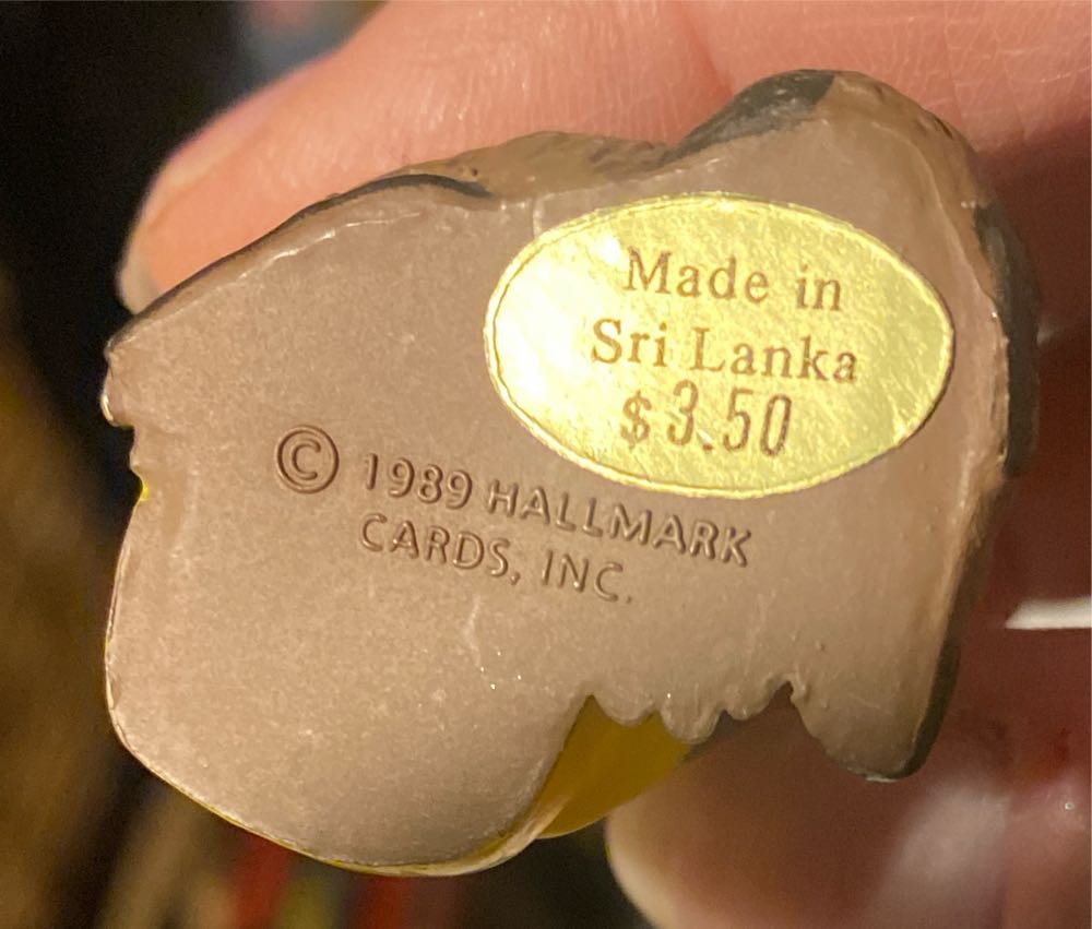 Merry Miniature Raccoon Clown With Happy Halloween Bag - Merry Miniatures (Halloween, Trick Or Treat, Clown, Raccoon) ornament collectible - Main Image 4