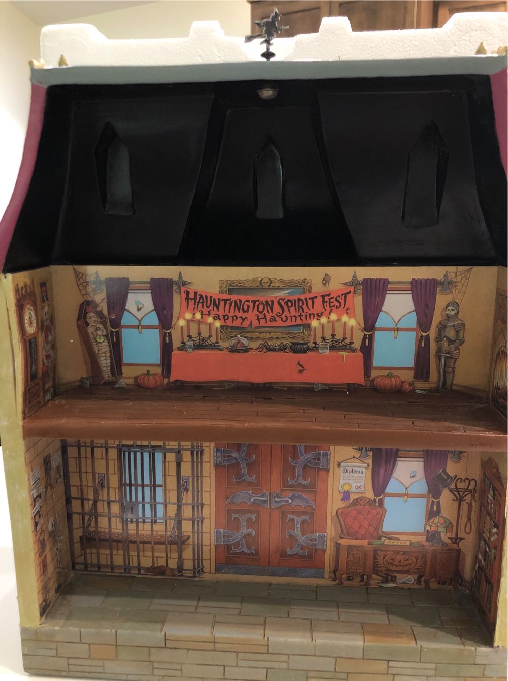 Hauntington Town Hall - Hauntington Collection ornament collectible [Barcode 015012884814] - Main Image 3