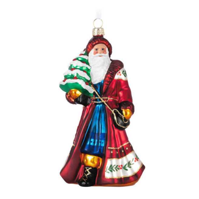 Santa Claus Blown Glass 2024 Limited Quantity   (Santa) ornament collectible - Main Image 2