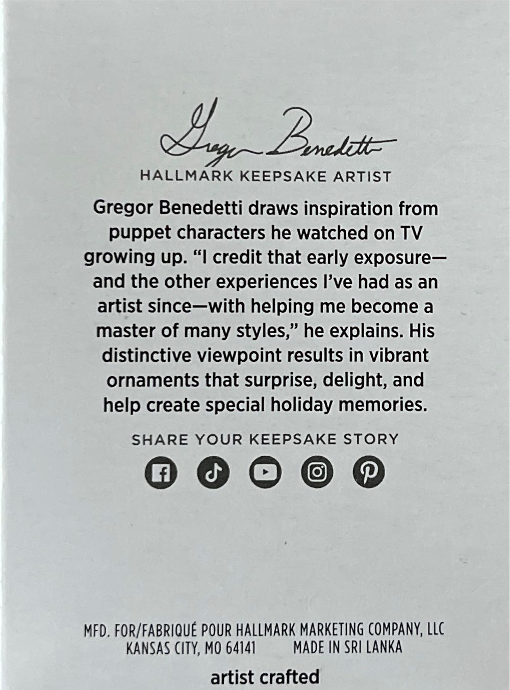 Gnome For Christmas 2024 - Gnome For Christmas (4th In Series) ornament collectible [Barcode 763795842520] - Main Image 2