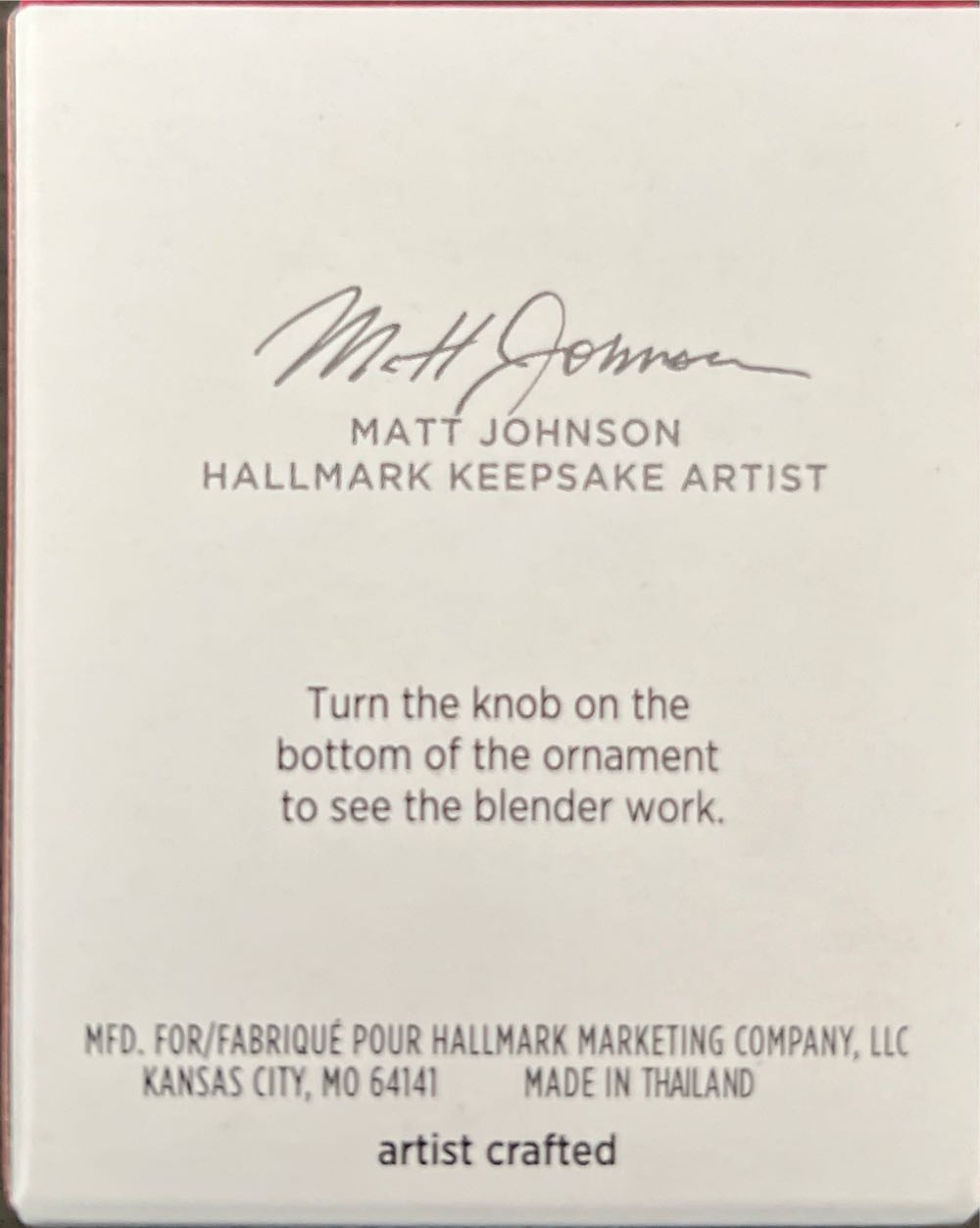 Bitty Blender - Mini Kitchen (Mini - Kitchen Appliance) ornament collectible [Barcode 661127003376] - Main Image 2