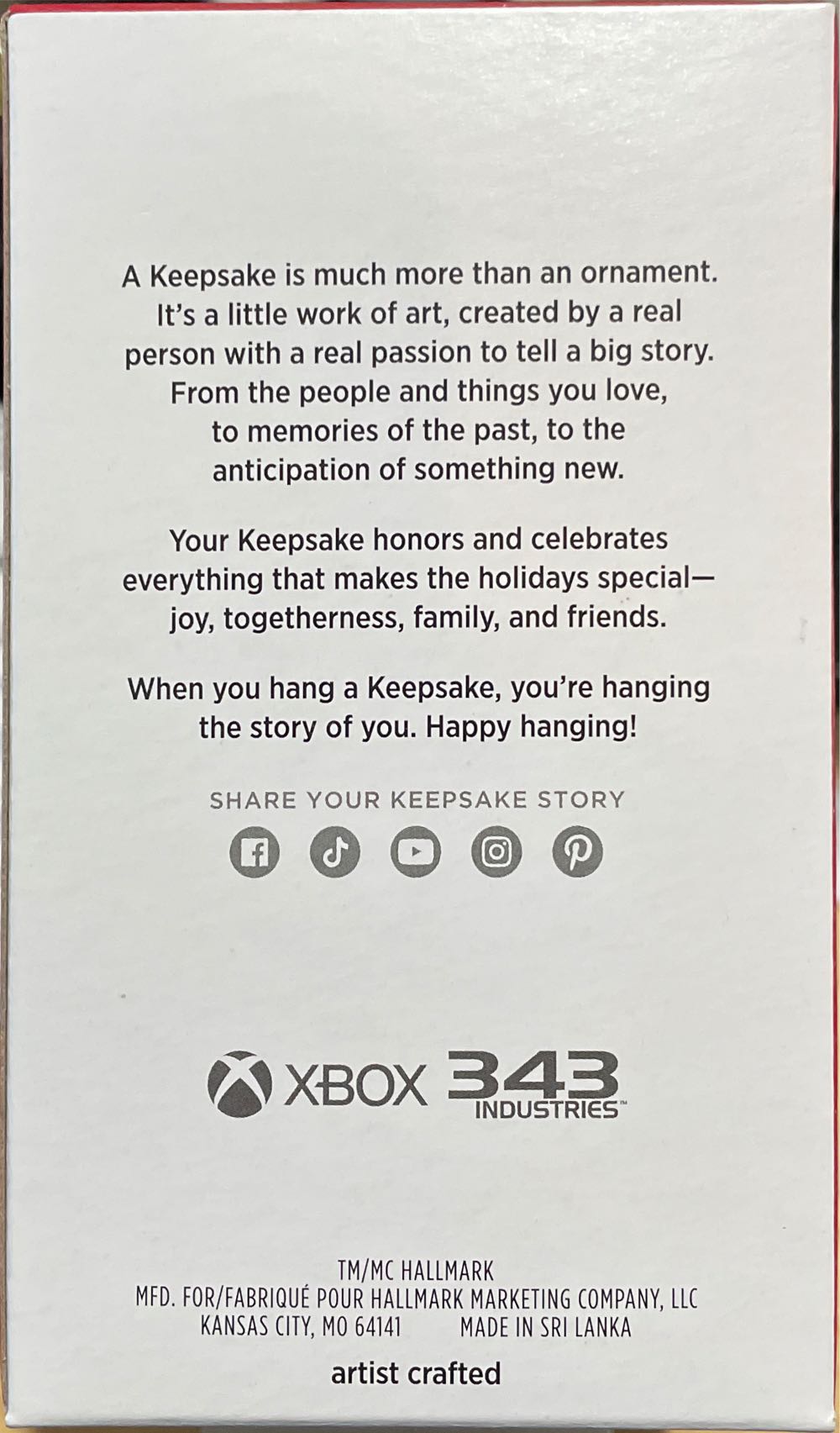 Master Chief - Keepsake (Microsoft XBOX Halo) ornament collectible [Barcode 661127026306] - Main Image 2