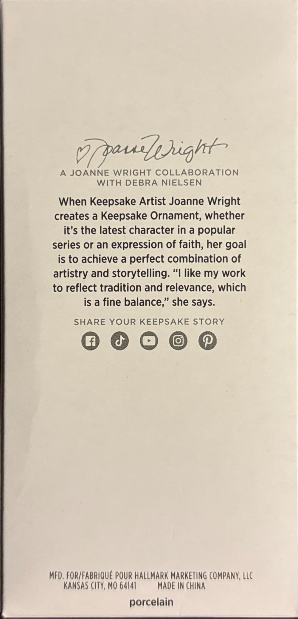 Vintage Reindeer - Vintage Christmas (Reindeer) ornament collectible [Barcode 661127032239] - Main Image 2