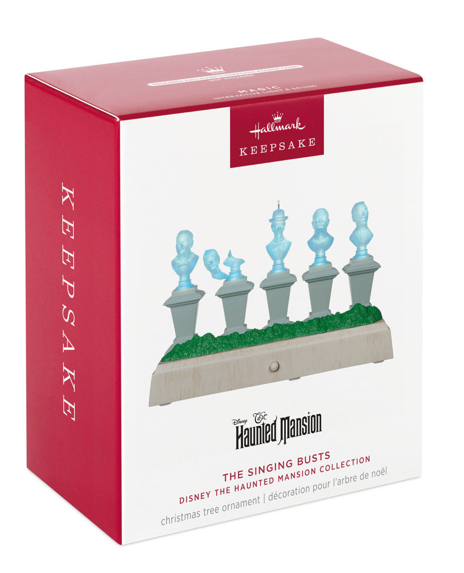 Haunted Mansion: The Singing Busts - Disney the Haunted Mansion Collection (Storytellers - Interactive Light & Sound) ornament collectible [Barcode 661127022391] - Main Image 4