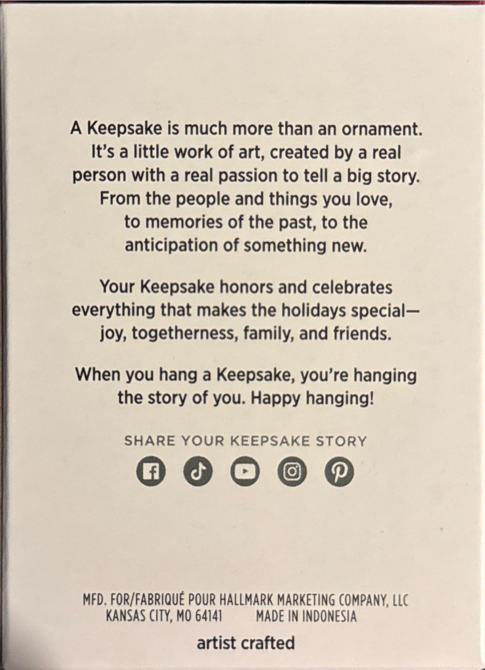 It’s Holiday Potty Time Hallmark Keepsake Ornament - Funny (Funny) ornament collectible [Barcode 661127023909] - Main Image 2