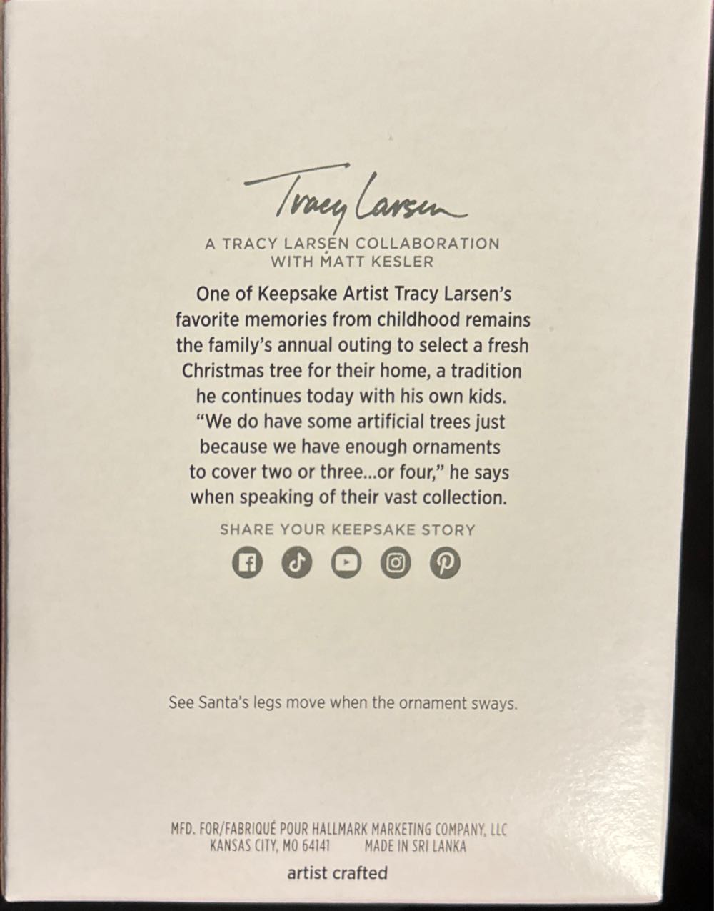 Vixen Goes Viral Hallmark Keepsake Ornament - Humor (Humor) ornament collectible [Barcode 661127024036] - Main Image 2