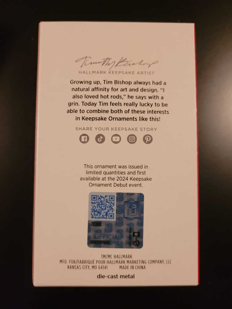 1984 Buick Grand National - Hallmark Keepsake (Classic American Cars) ornament collectible [Barcode 661127024418] - Main Image 2