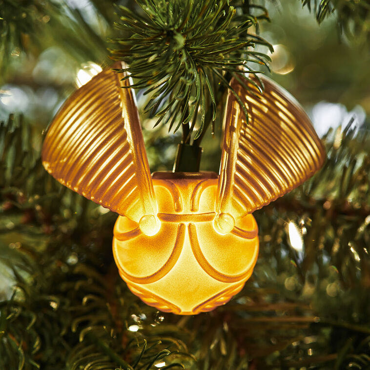Golden Snitch String Light Covers Set Of 8 - The Wizarding World Of Harry Potter (Harry Potter) ornament collectible [Barcode 661127053944] - Main Image 3