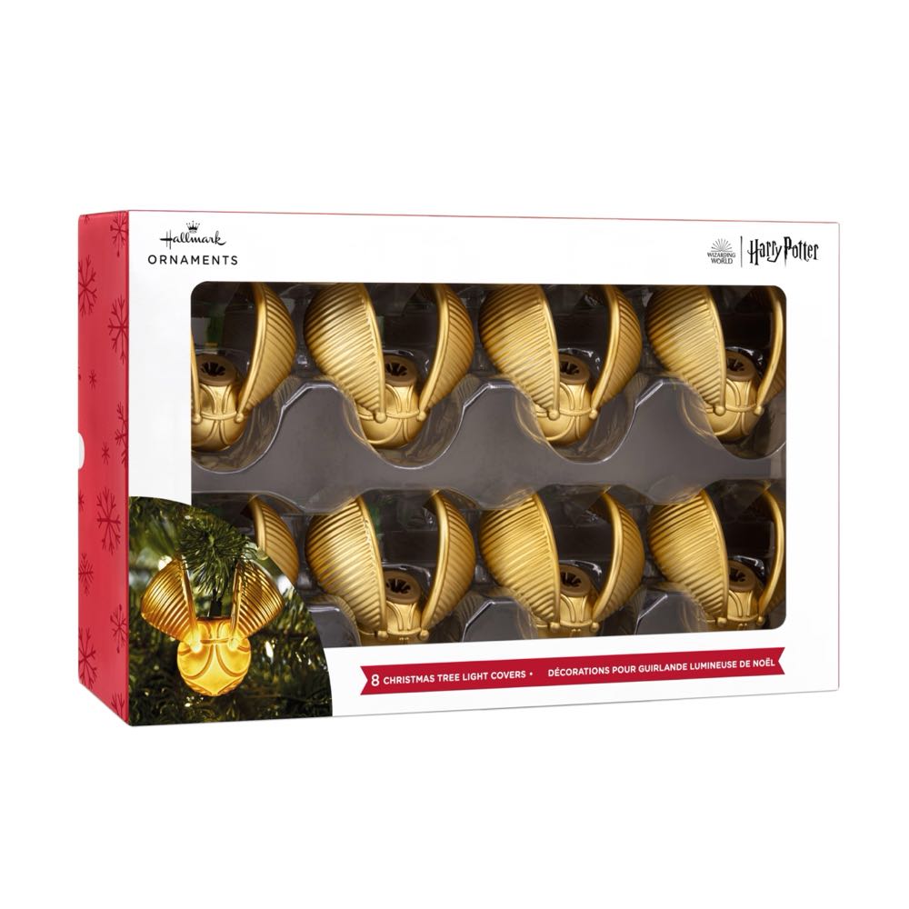 Golden Snitch String Light Covers Set Of 8 - The Wizarding World Of Harry Potter (Harry Potter) ornament collectible [Barcode 661127053944] - Main Image 4