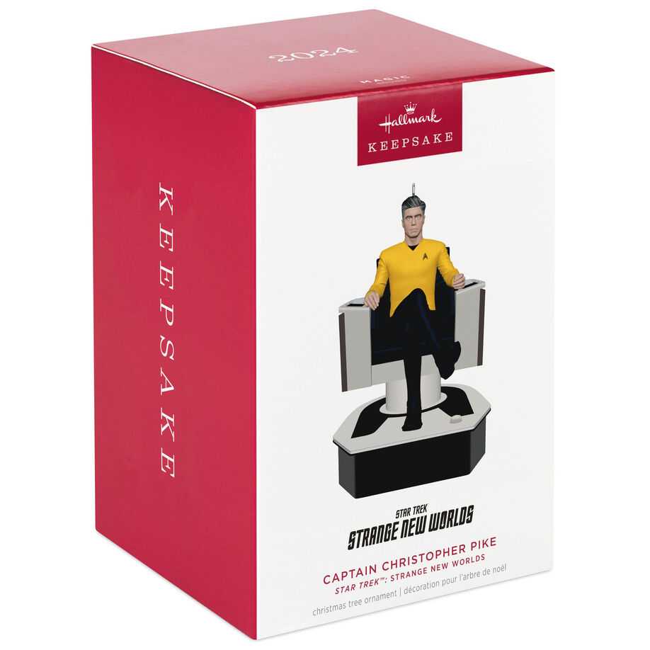 ST:SNW - “CAPTAIN CHRISTOPHER PIKE” - Star Trek: Strange New Worlds (MAGIC: Sound) ornament collectible [Barcode 661127025460] - Main Image 3