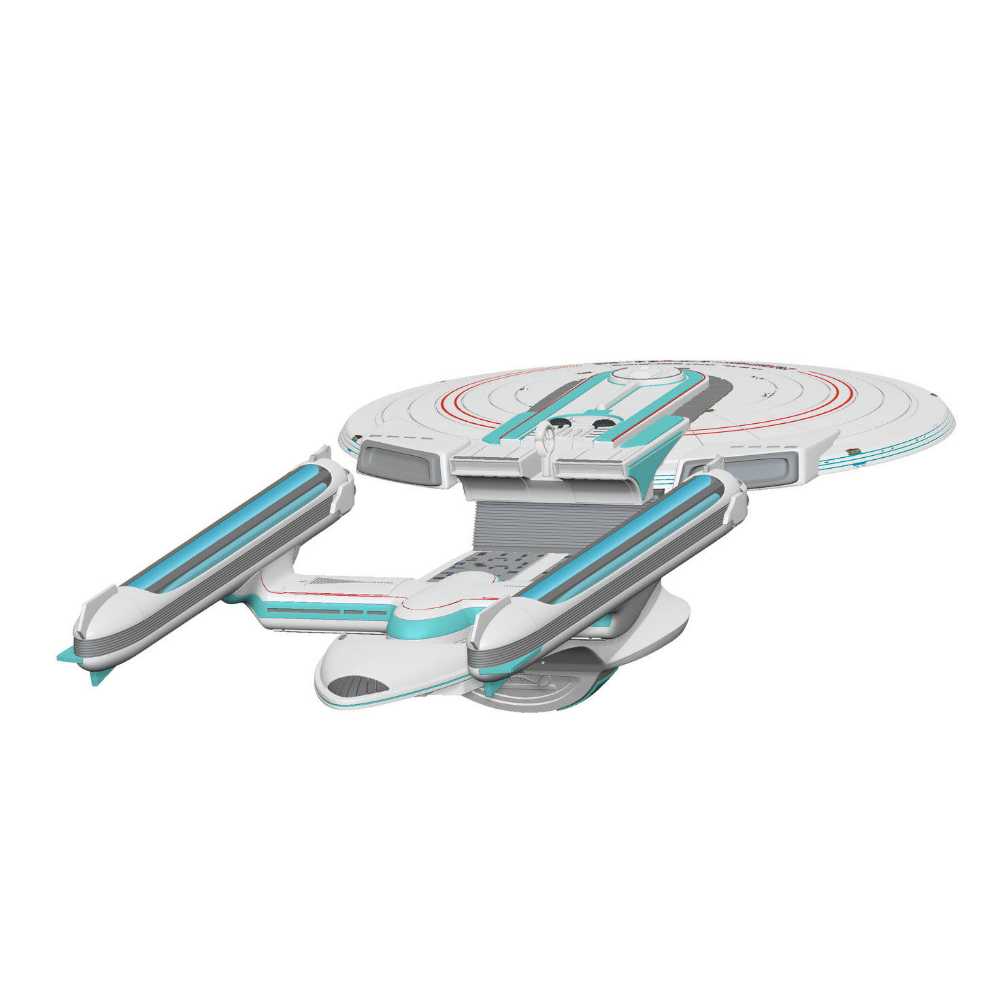 ST:GEN - “U.S.S. ENTERPRISE NCC-1701-B” - Star Trek: Generations (MAGIC: Light) ornament collectible [Barcode 661127025620] - Main Image 2