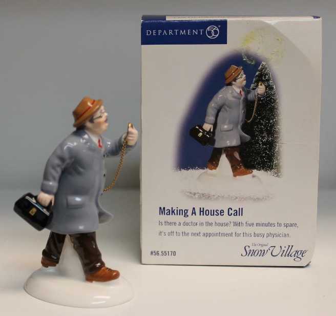 Dept. 56 - Making A House Call, Accessory For The Doctor’s House - Original Snow Village ornament collectible - Main Image 4
