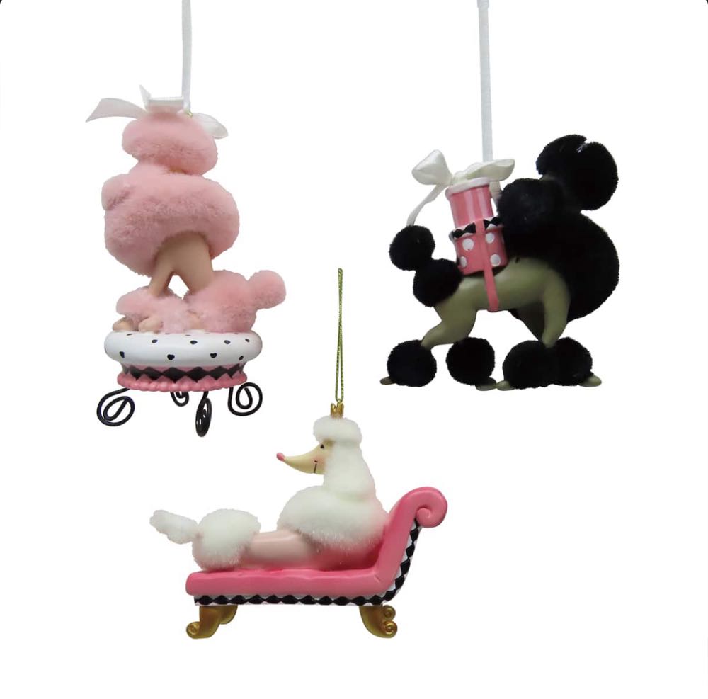 White Poodle - Candy (Animals Pampered Poodles) ornament collectible - Main Image 4