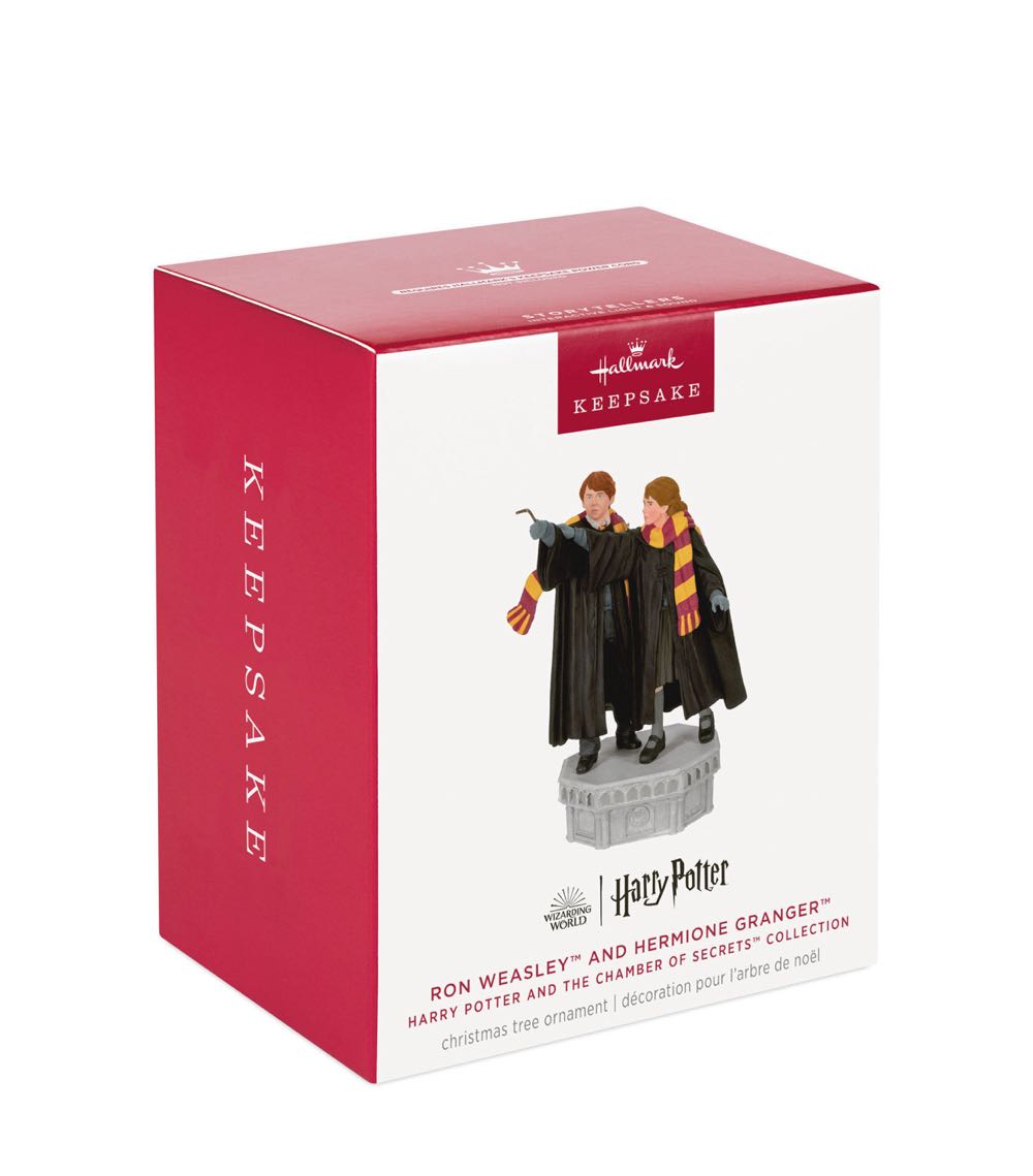 Ron Weasley and Hermione Granger—Harry Potter and The Chamber Of Secrets Collection - The Wizarding World Of Harry Potter (Movie) ornament collectible [Barcode 661127021189] - Main Image 3