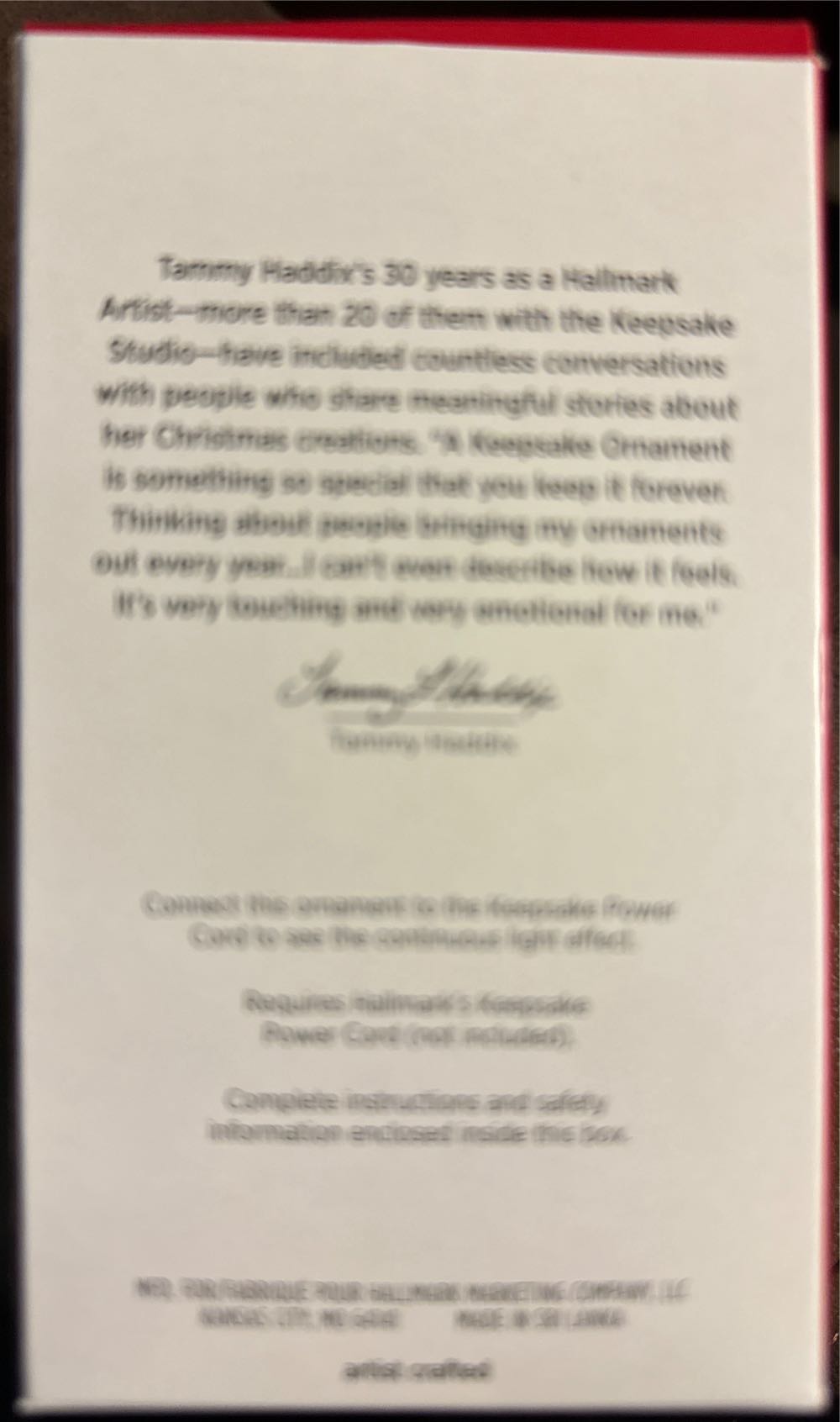 Season Of Hope  ornament collectible [Barcode 6104295814213] - Main Image 2