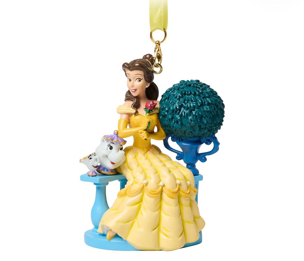 Belle With Mrs. Potts And Chip Sketchbook - Sketchbook Animated Heroines in a Seated Position (Beauty and the Beast) ornament collectible [Barcode 437103078122] - Main Image 2